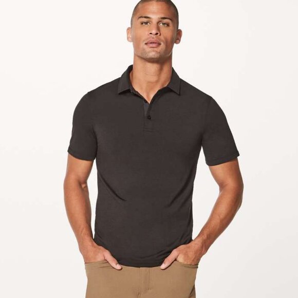 Lululemon Men's Evolution Polo - Black - Picture 1 of 7